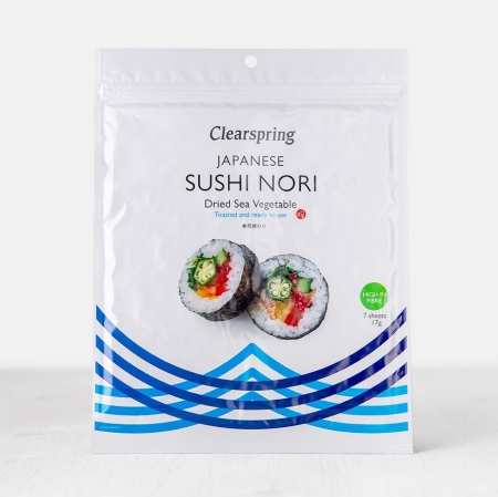 Sushi Nori - 7 Blätter, Clearspring, 17g